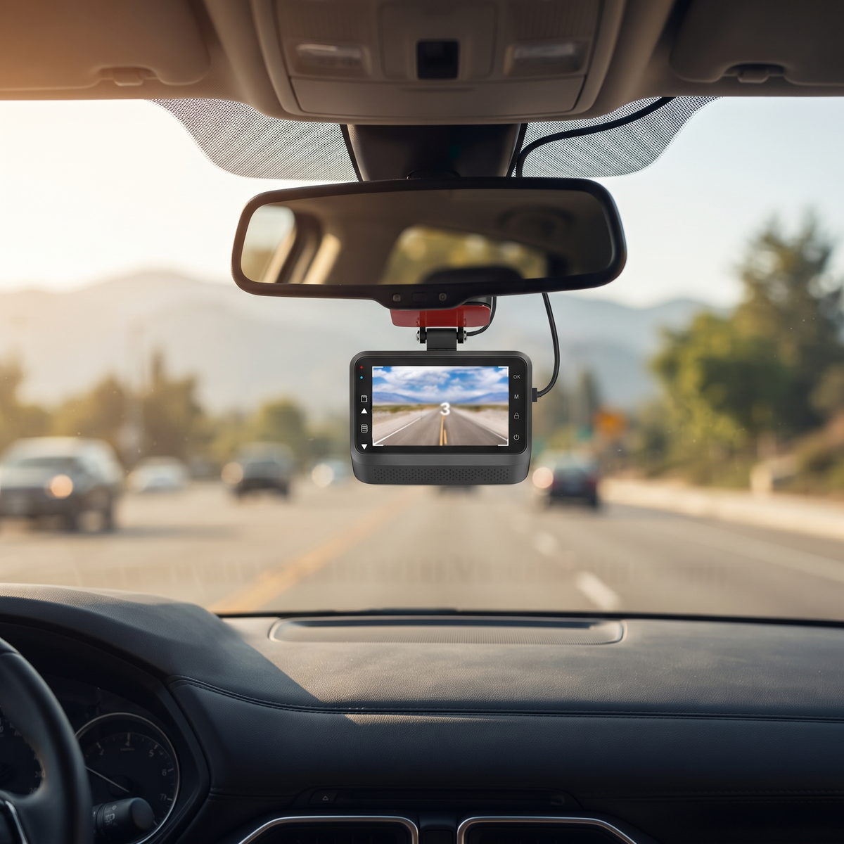Dashcam 4K avant arrière WiFi vision nocturne parking 24H
