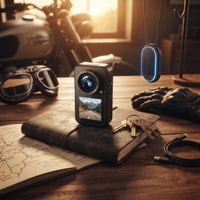 Dashcam moto 5K compacte écran tactile stabilisée