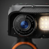Dashcam vélo 1080P avec phare LED et klaxon intégré