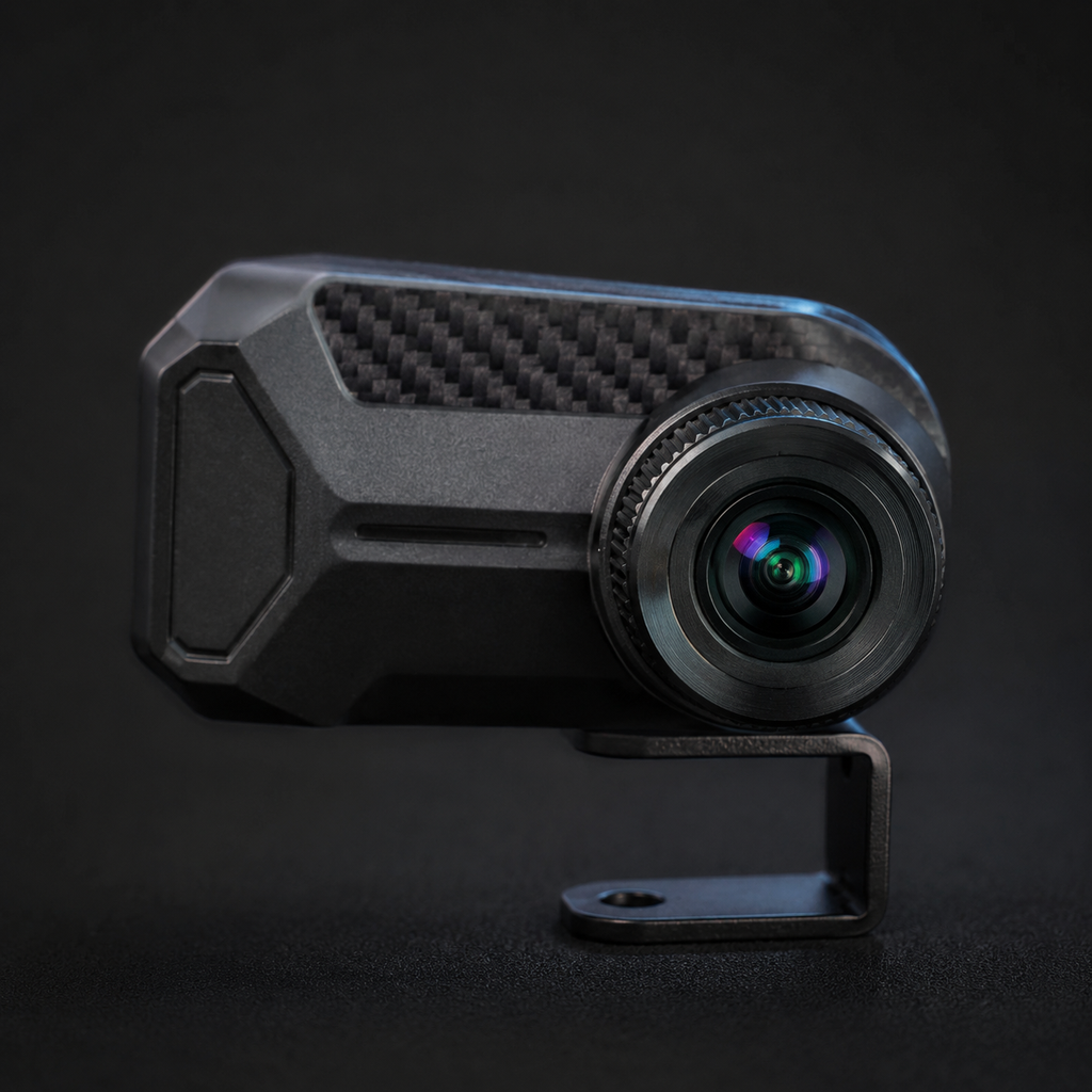 Dashcam moto 2K 30 FPS pour casque et vélo électrique