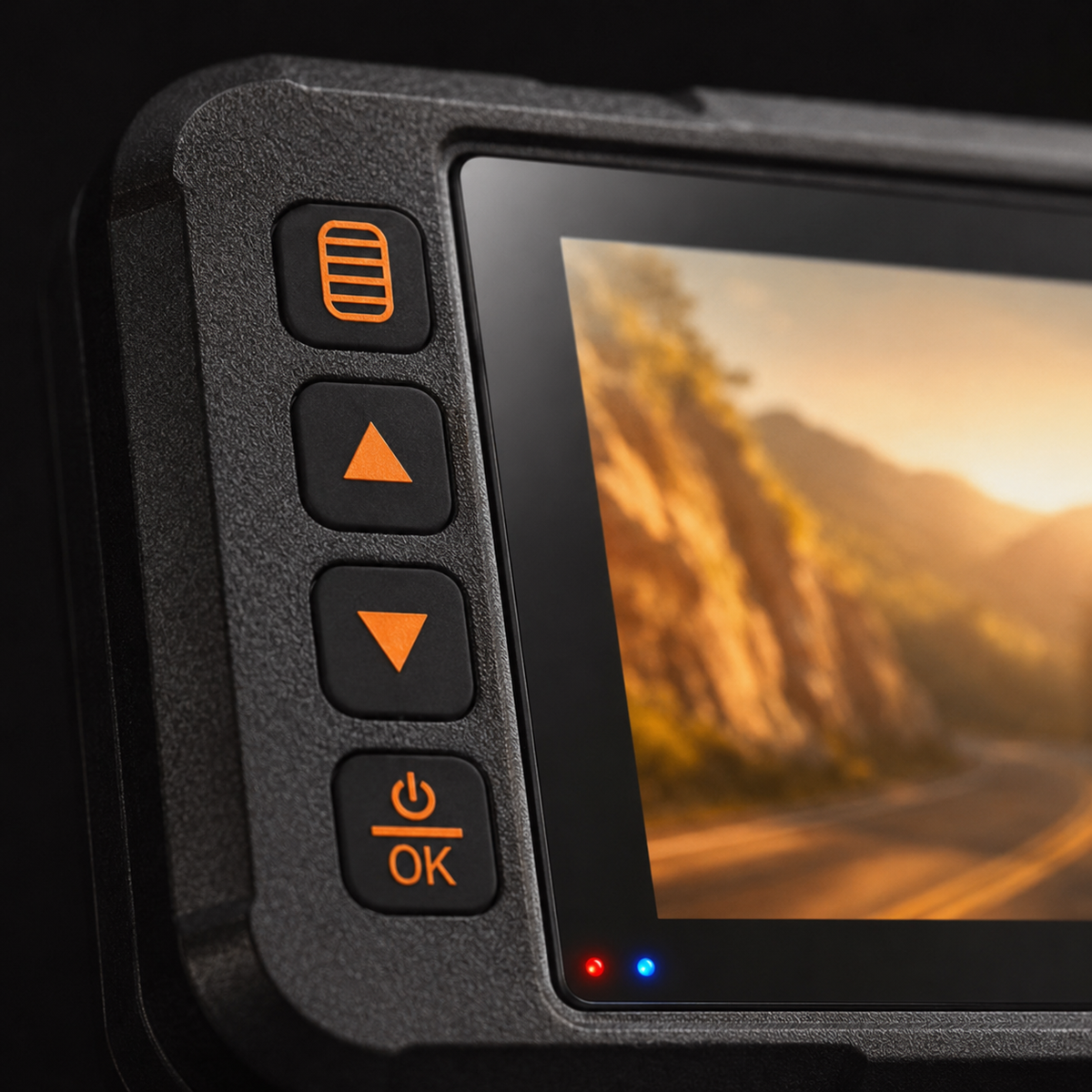 Dashcam moto avant arrière étanche écran 3 pouces vision nocturne