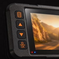 Dashcam moto avant arrière étanche écran 3 pouces vision nocturne