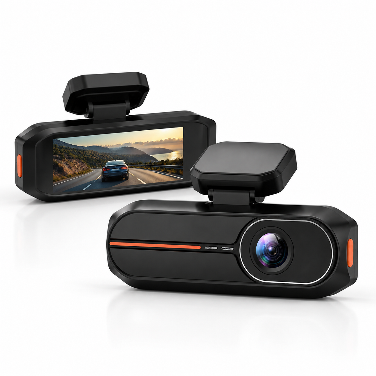 Dashcam 4K avant arrière WiFi GPS ADAS vision nocturne