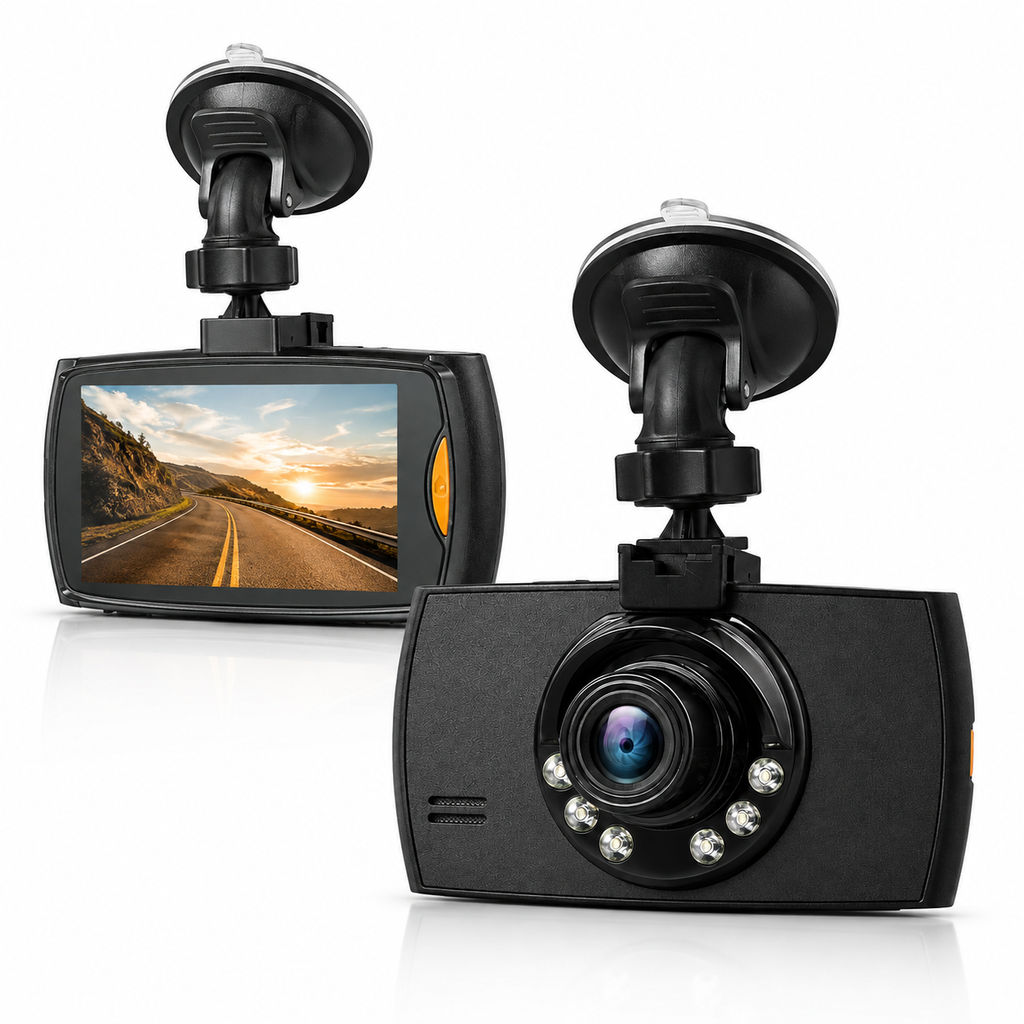 Dashcam 1080P vision nocturne avec enregistrement en boucle