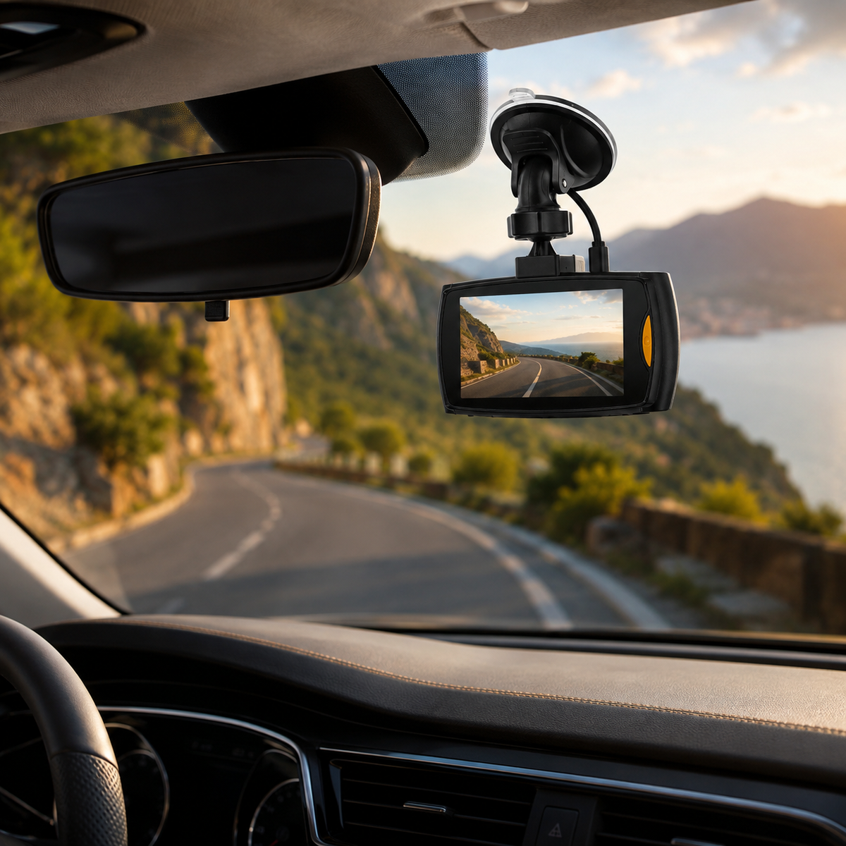 Dashcam 1080P vision nocturne avec enregistrement en boucle