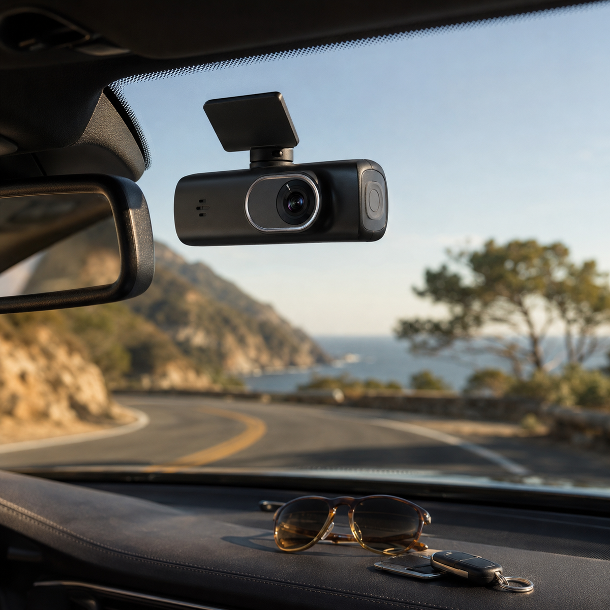 Dashcam 4K WiFi avant arrière GPS mode parking 24H