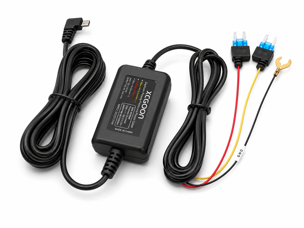 Kit câblage dashcam parking Mini USB Type C 12V 24V