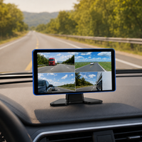 Dashcam poids lourd écran tactile 10 pouces quatre caméras