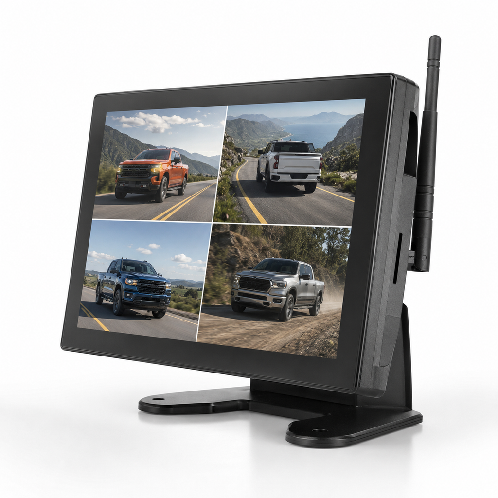 Dashcam poids lourd sans fil 1080P écran 10 pouces