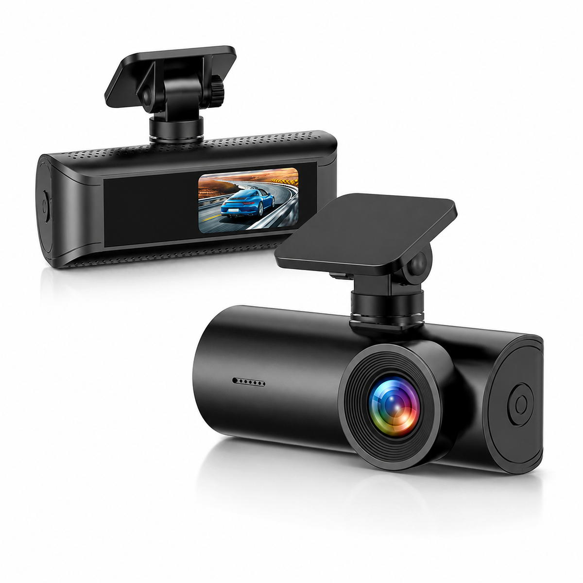 Dashcam 4K avant arrière WiFi GPS vision nocturne WDR
