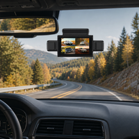 Dashcam 4K 4 canaux discrète avec mode parking 24H