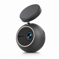 Dashcam 2K miniature rotative commande vocale 360 degrés