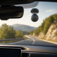 Dashcam 2K miniature rotative commande vocale 360 degrés