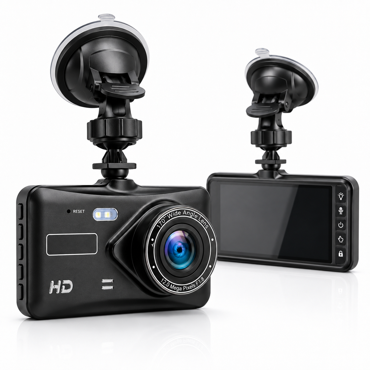 Dashcam 1080P avant arrière écran tactile 4 pouces