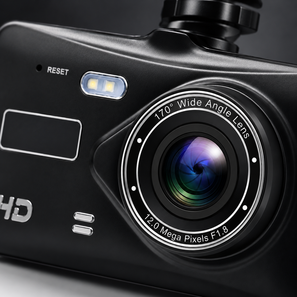 Dashcam 1080P avant arrière écran tactile 4 pouces