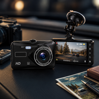 Dashcam 1080P avant arrière écran tactile 4 pouces