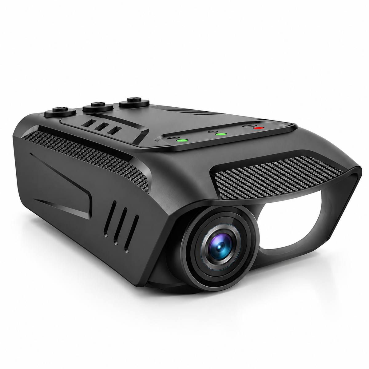 Dashcam vélo 1080P avec phare LED et klaxon intégré