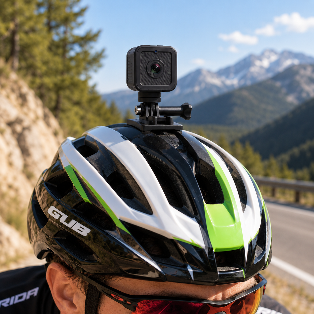 Dashcam moto vélo 1080P WiFi étanche compacte