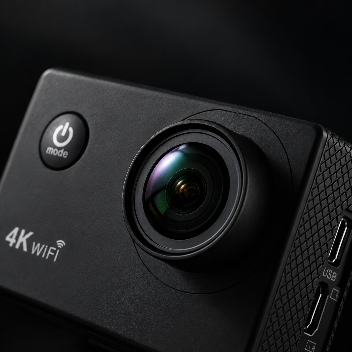 Dashcam moto vélo 4K WiFi étanche