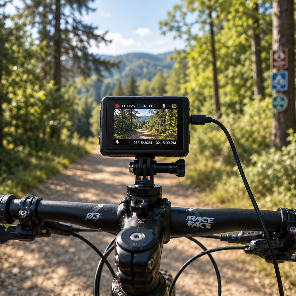 Dashcam moto casque 5K WiFi écran tactile étanche