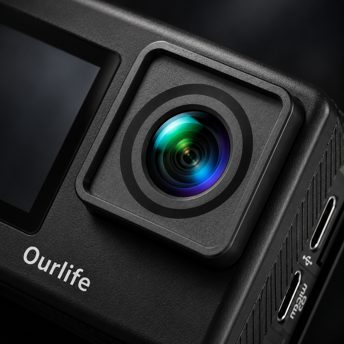 Dashcam moto casque 5K WiFi écran tactile étanche