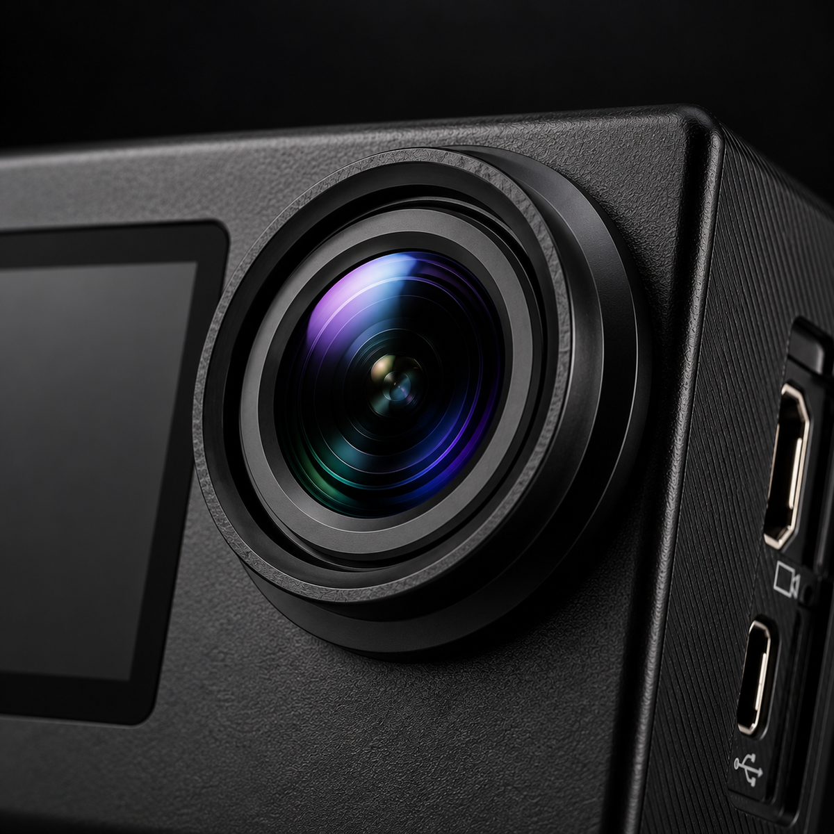 Dashcam moto vélo 4K double écran étanche antichoc