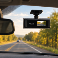 Dashcam 4K avant arrière WiFi GPS vision nocturne WDR