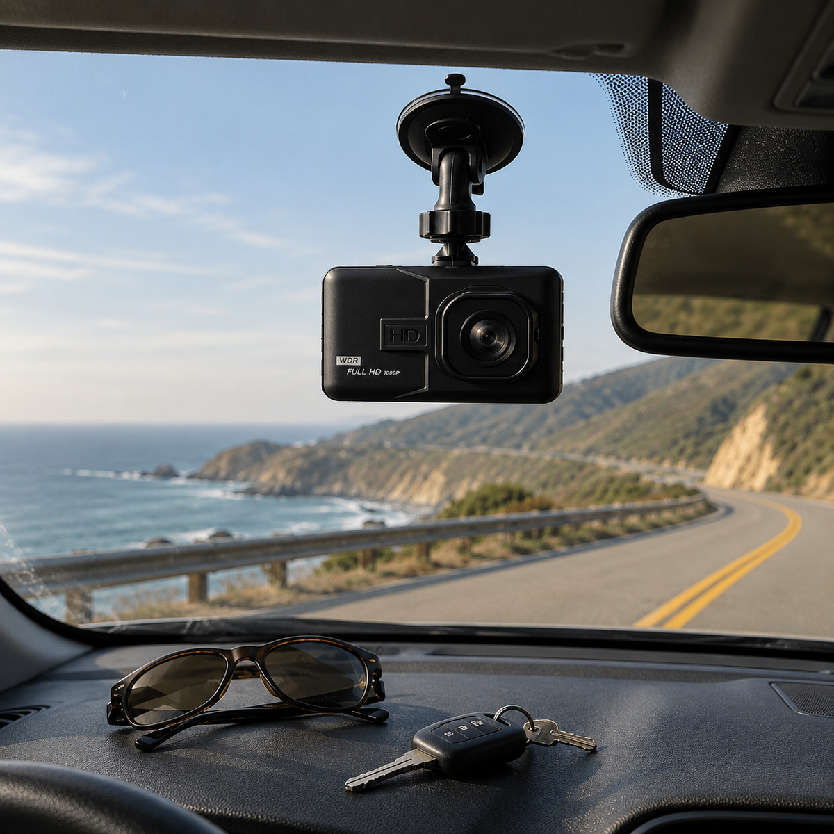 Dashcam 1080P vision nocturne mode parking 24H G Sensor