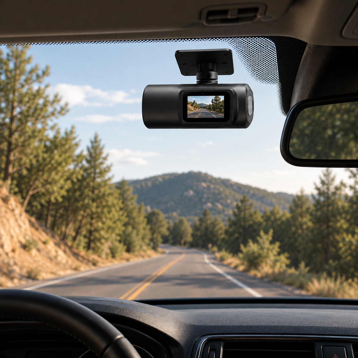 Dashcam 4K WiFi avant arrière GPS mode parking 24H