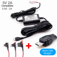 Kit câblage dashcam Mini USB Micro USB Type C 5V 2A