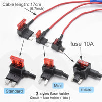 Kit câblage dashcam Mini USB Micro USB Type C 5V 2A