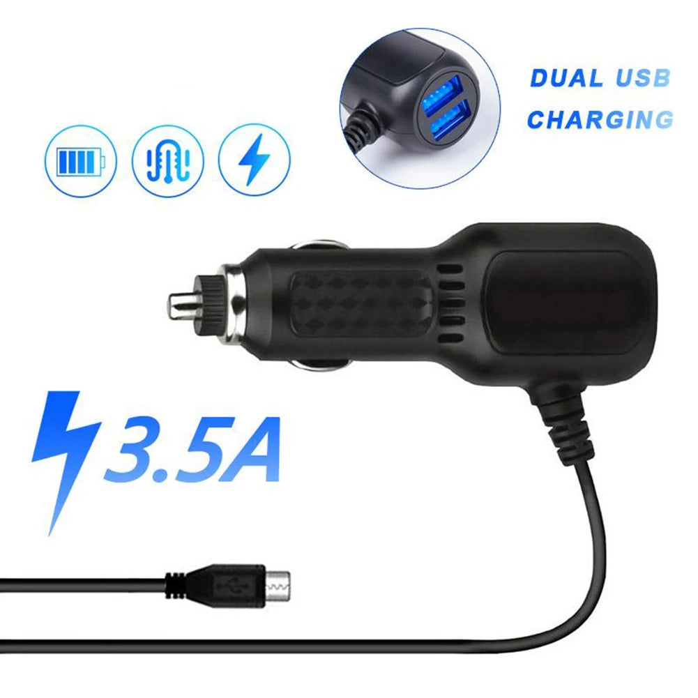 Chargeur allume cigare dashcam Mini USB Micro USB GPS