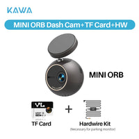 Dashcam 2K miniature rotative commande vocale 360 degrés