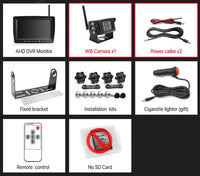 Dashcam poids lourd sans fil écran 7 pouces 720P