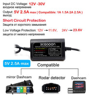 Kit câblage dashcam parking Mini USB Type C 12V 24V