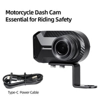 Dashcam moto 2K 30 FPS pour casque et vélo électrique