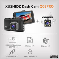 Dashcam 1080P vision nocturne mode parking 24H G Sensor