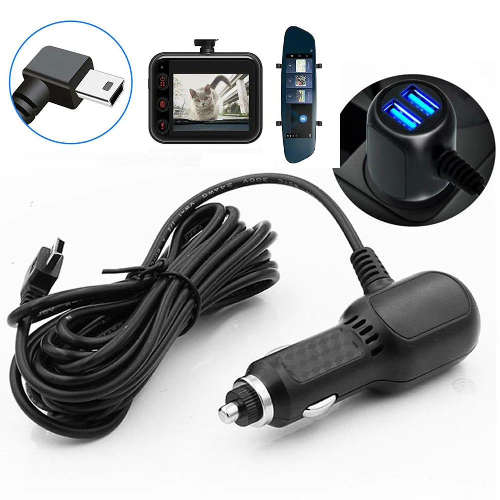 Chargeur allume cigare dashcam Mini USB Micro USB GPS