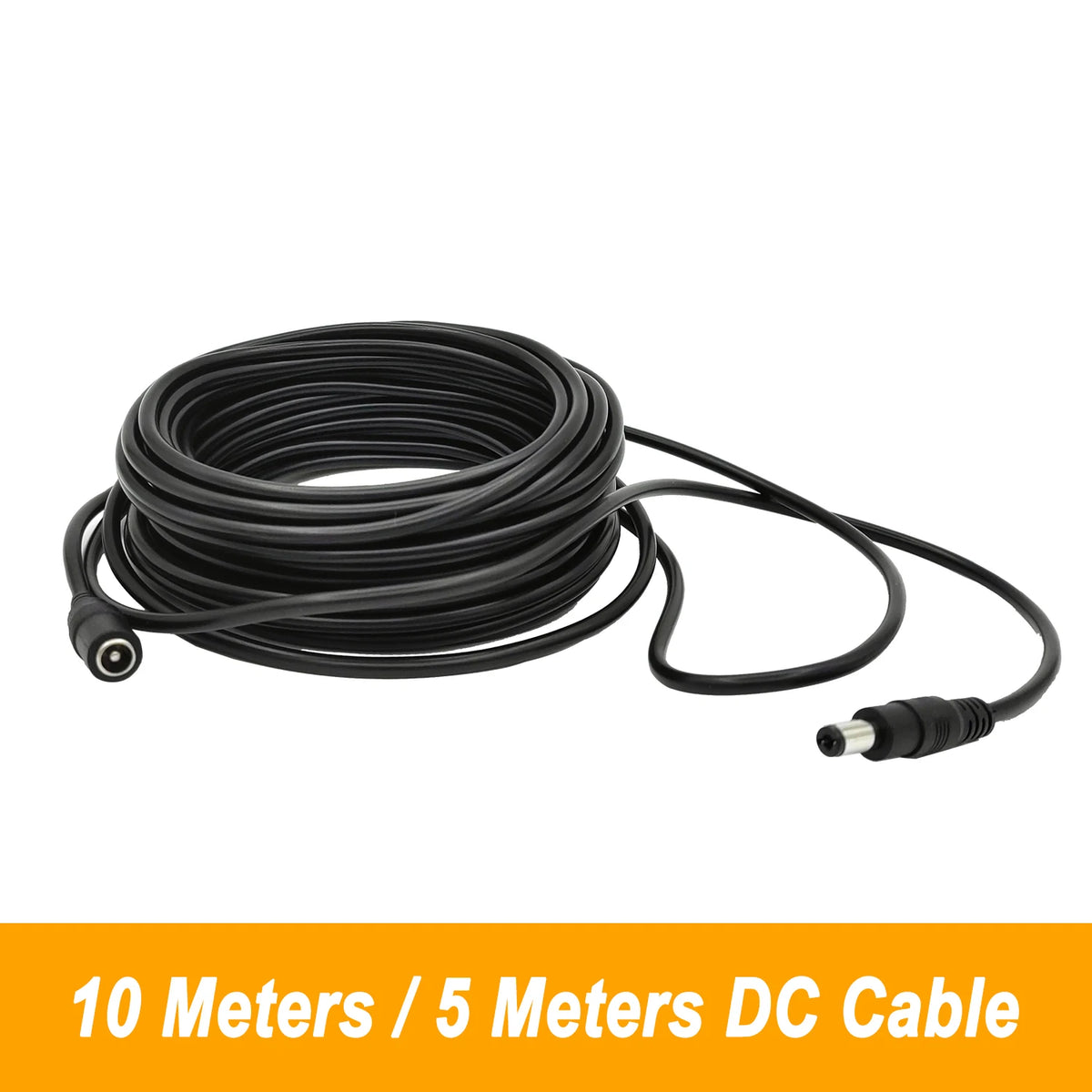 Câble extension alimentation 12V caméra LED 5 ou 10 m