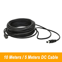 Câble extension alimentation 12V caméra LED 5 ou 10 m