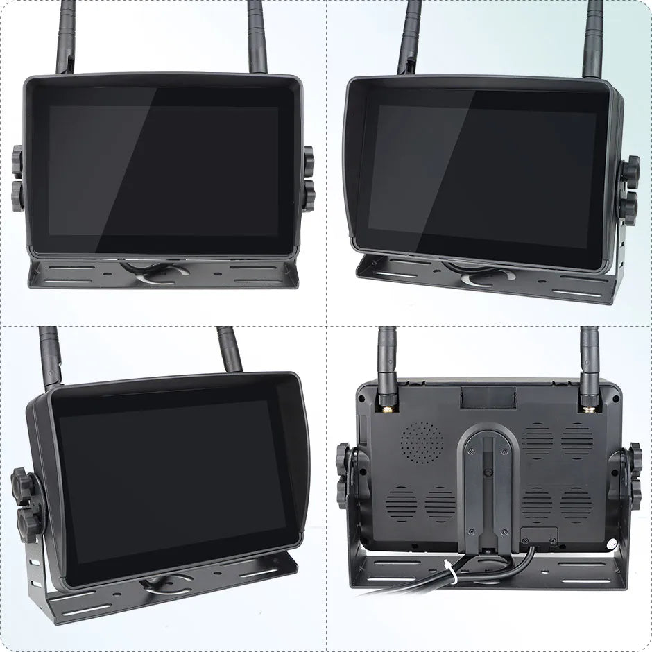 Dashcam sans fil 4 canaux écran tactile pour camion