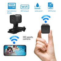 Dashcam moto vélo 1080P WiFi étanche compacte