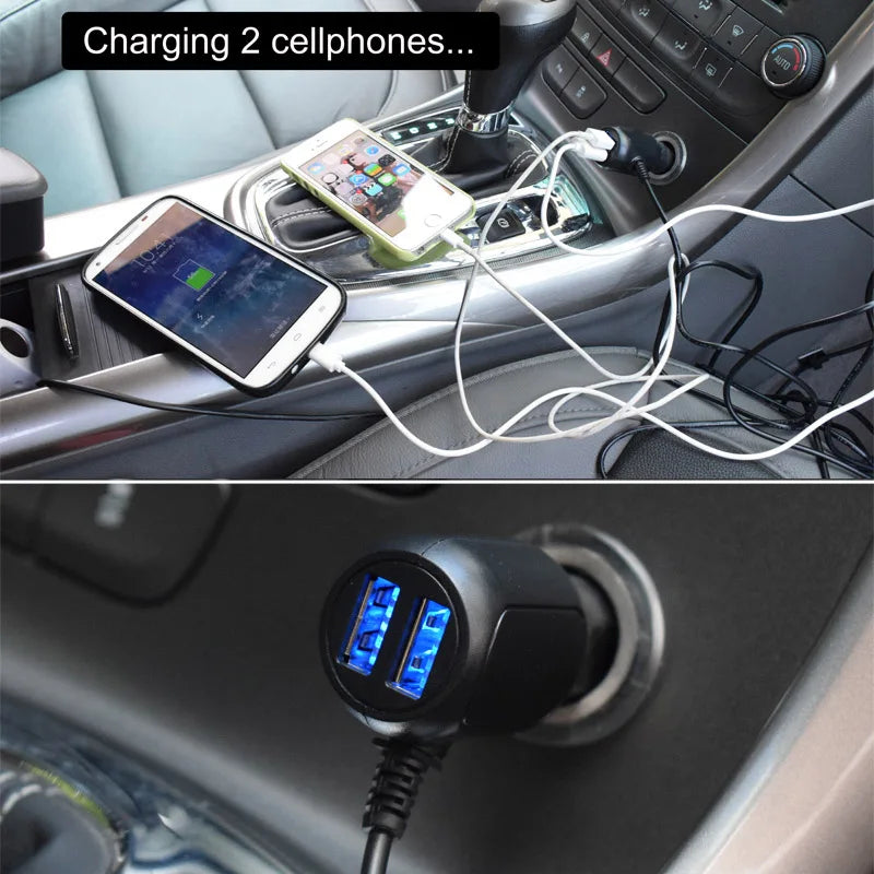 Chargeur dashcam Mini USB Micro USB Type C 12V 24V