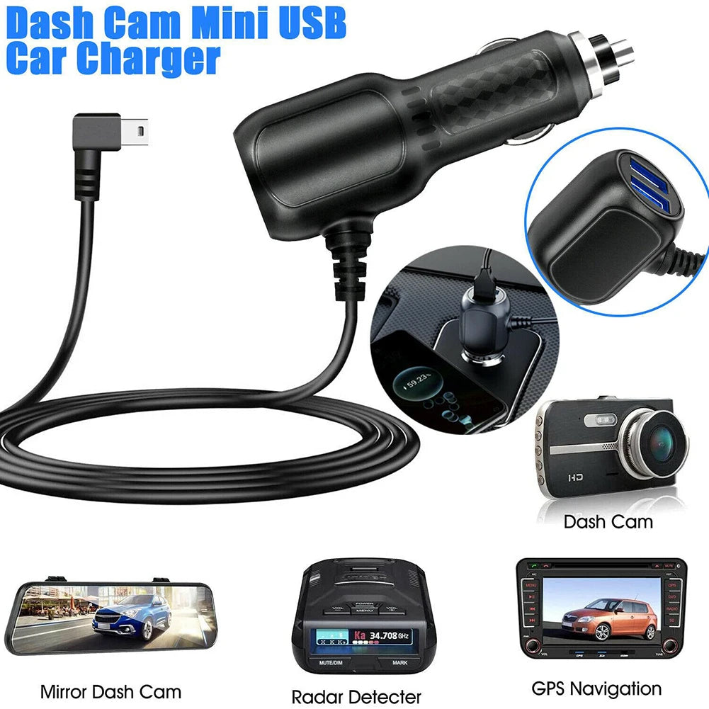 Chargeur allume cigare dashcam Mini USB Micro USB GPS