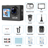 Dashcam moto vélo 4K double écran étanche antichoc