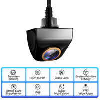 Caméra de recul AHD Full HD 200 degrés vision nocturne