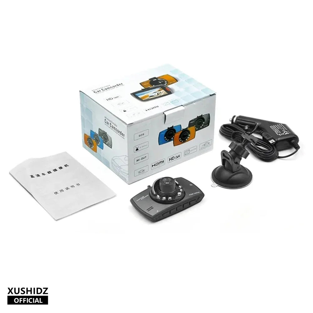 Dashcam 1080P vision nocturne avec enregistrement en boucle