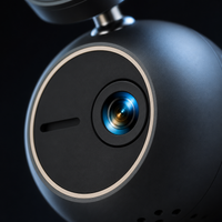 Dashcam 2K miniature rotative commande vocale 360 degrés